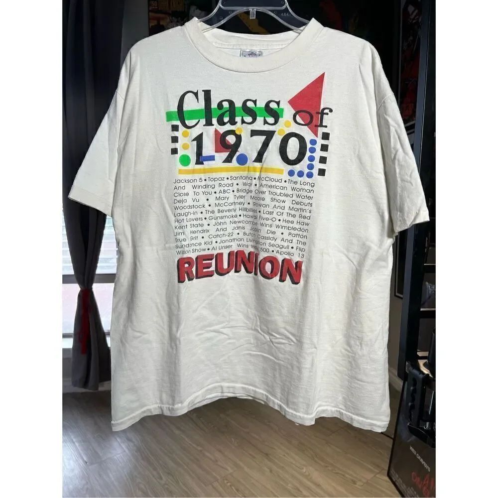Vintage 90s Class Of 1970 Reunion Tee